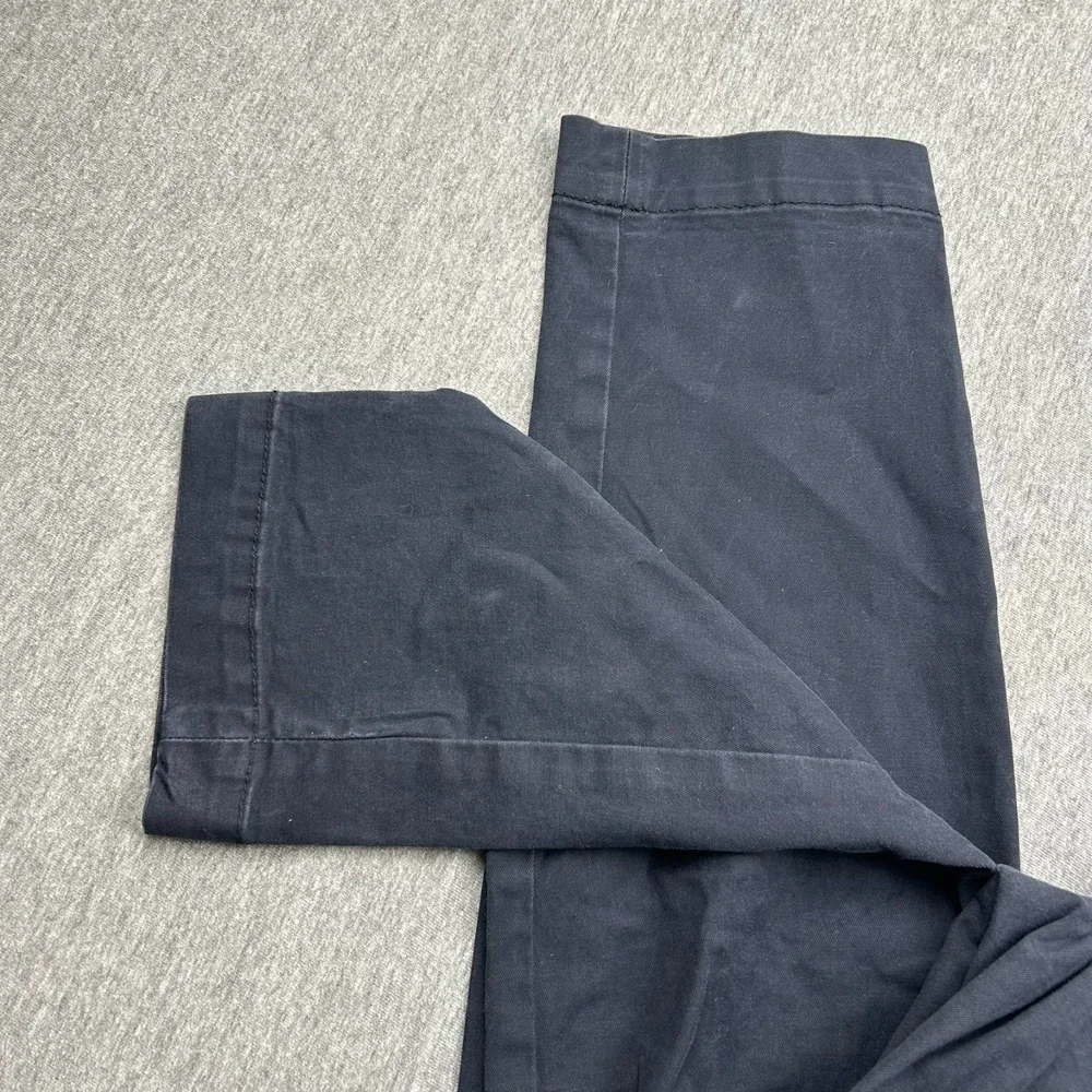 Banana Republic Mason Chino Flat Front Pants Mens 29x32 (30x30) Navy Blue